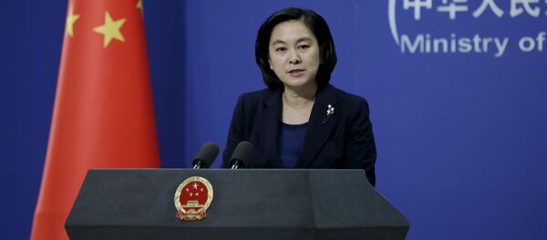 Официальный представитель МИД Китая Хуа Чуньинь - 俄羅斯衛星通訊社