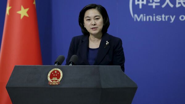 Официальный представитель МИД Китая Хуа Чуньинь - 俄羅斯衛星通訊社
