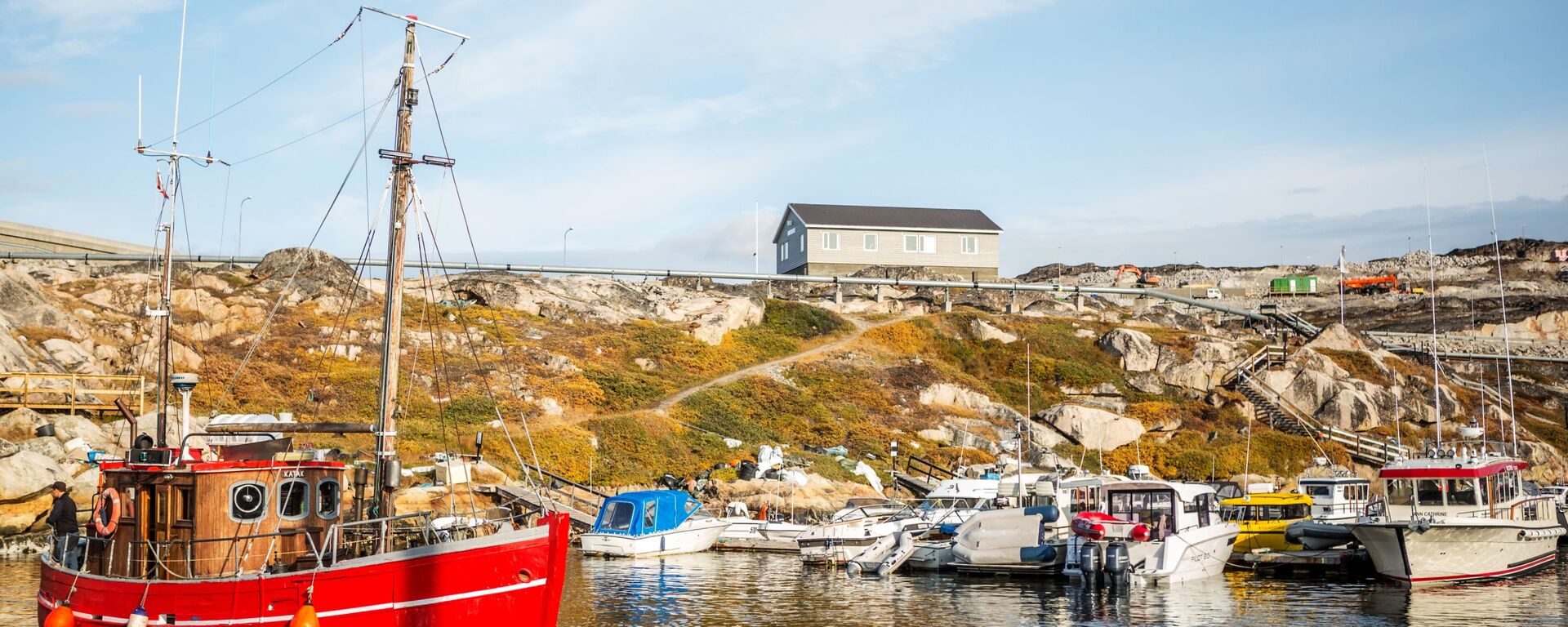 Лодочная станция в городе Илулиссат на острове Гренландия - 俄羅斯衛星通訊社, 1920, 26.08.2021