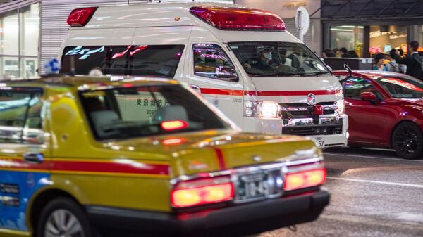 Машина скорой помощи на улице в Токио - 俄羅斯衛星通訊社