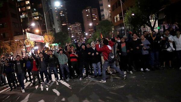 Протестующие в Ла-Пасе, Боливия - 俄羅斯衛星通訊社