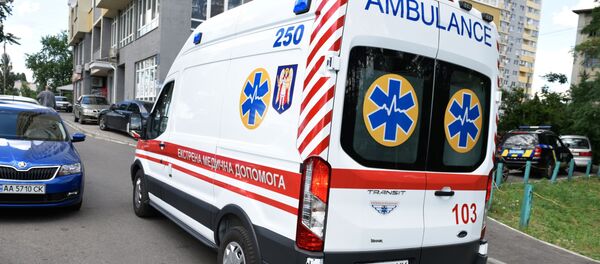 Автомобиль скорой помощи в Киеве Автомобиль скорой помощи в Киеве - 俄羅斯衛星通訊社