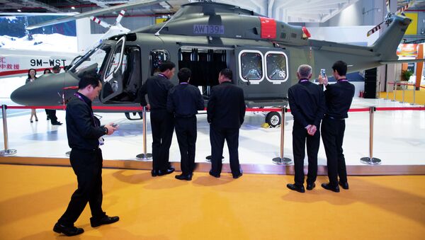 Выставка вертолетов в Китае - 俄羅斯衛星通訊社