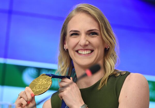 五届奥运花泳冠军斯维特兰娜·罗马申娜 - 俄罗斯卫星通讯社