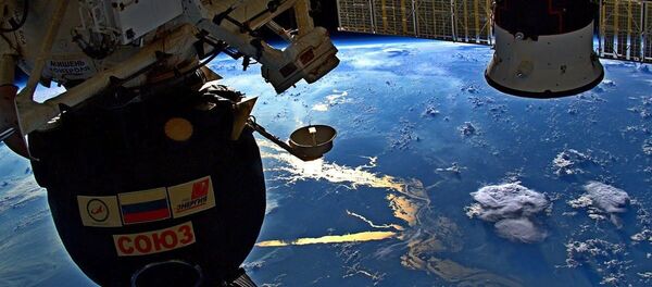 Вид на реку Амазонку с борта МКС. - 俄罗斯卫星通讯社