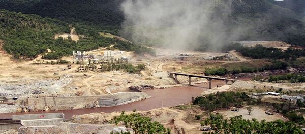Строительство дамбы в бассейне Нила в Эфиопии Строительство дамбы в бассейне Нила в Эфиопии - 俄罗斯卫星通讯社
