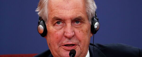 Czech Republic's President Milos Zeman Czech Republic's President Milos Zeman - 俄罗斯卫星通讯社