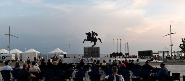 Памятник Александру Македонскому - 俄羅斯衛星通訊社