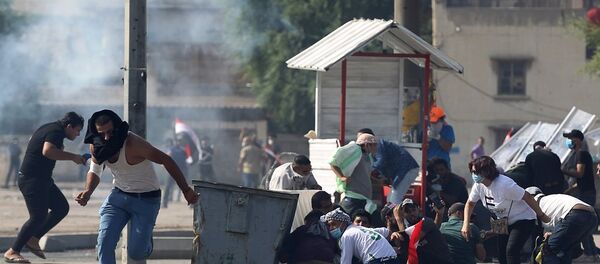 протесты в Ираке - 俄罗斯卫星通讯社