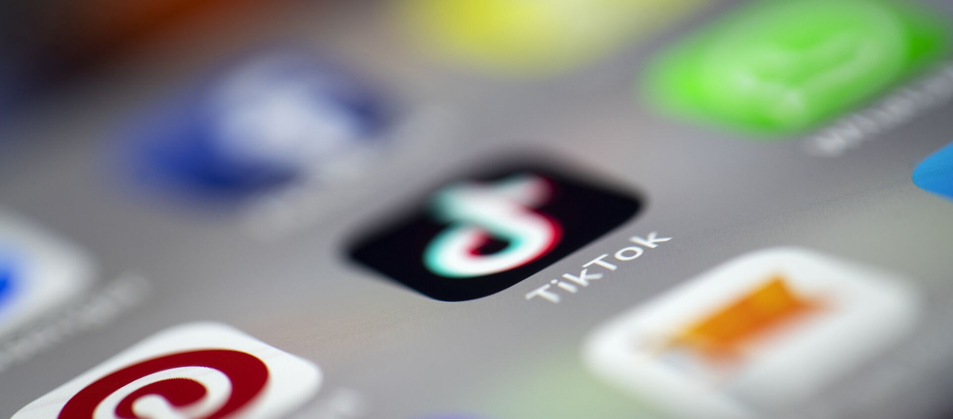 In this file photo taken on December 14, 2018 a photo taken in Paris shows the logo of the application TikTok. - 俄羅斯衛星通訊社, 1920, 17.12.2019