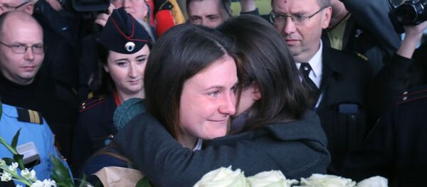 Прилет Марии Бутиной в Москву - 俄羅斯衛星通訊社