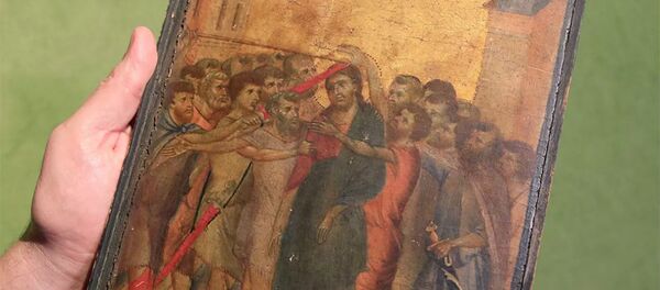 Картина итальянского мастера Чимабуэ в Париже - 俄罗斯卫星通讯社