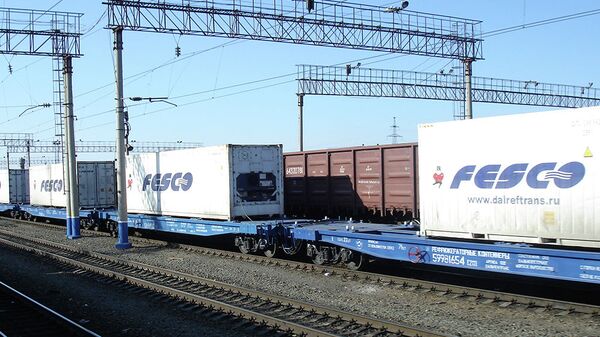 俄鐵公司有意在2023年增加包括集裝箱運輸在內的對華貨運量 - 俄羅斯衛星通訊社