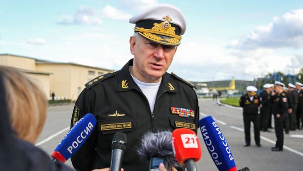 Главком ВМФ адмирал Николай Евменов - 俄罗斯卫星通讯社
