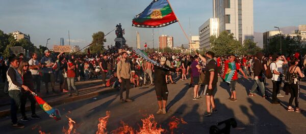 Протесты в Чили Протесты в Чили - 俄罗斯卫星通讯社