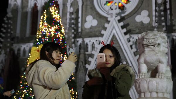 Рождество в Китае - 俄罗斯卫星通讯社