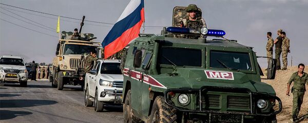Российская военная полиция на северо-востоке Сирии - 俄罗斯卫星通讯社