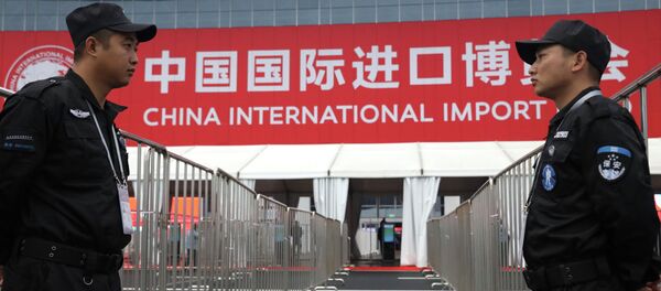 Международная выставка импорта в Шанхае - 俄罗斯卫星通讯社