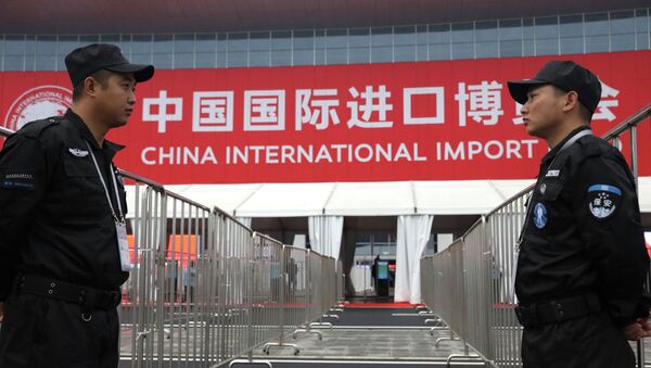 Международная выставка импорта в Шанхае - 俄罗斯卫星通讯社
