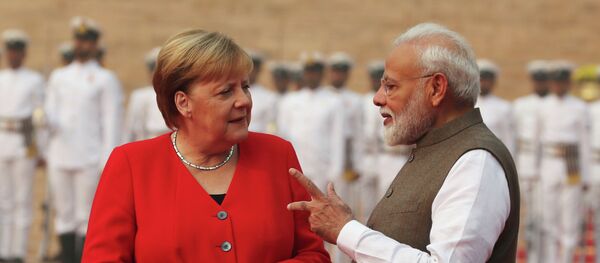Ангела Меркель и Нарендра Моди. Нью-Дели - 俄罗斯卫星通讯社