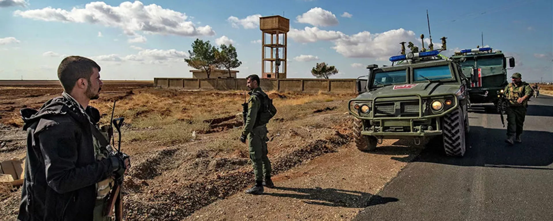 Российская военная полиция на северо-востоке Сирии - 俄羅斯衛星通訊社, 1920, 16.02.2020