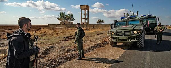 Российская военная полиция на северо-востоке Сирии - 俄罗斯卫星通讯社