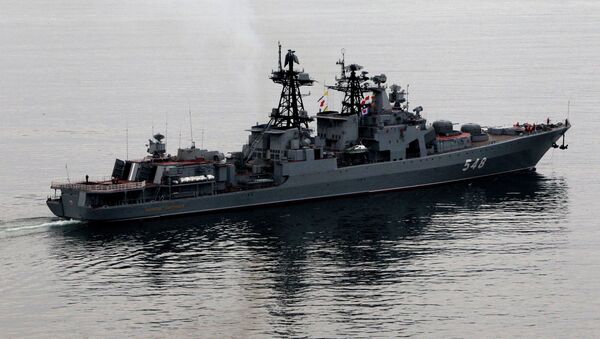 Корабли Тихоокеанского флота вышли на учения - 俄罗斯卫星通讯社