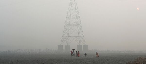 Нью-Дели во время смога Нью-Дели во время смога - 俄罗斯卫星通讯社