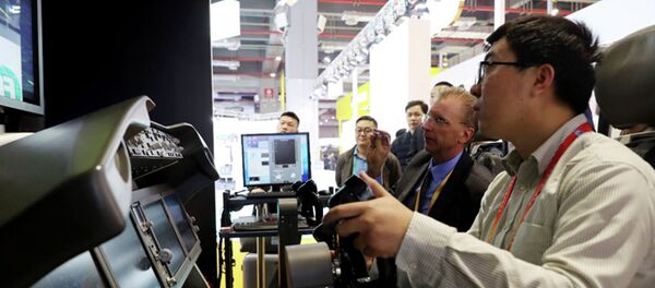 Международный импортный ЭКСПО в Шанхае. Международный импортный ЭКСПО в Шанхае. - 俄罗斯卫星通讯社