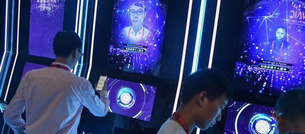 Посетители конференции по искусственному интеллекту в Шанхае  - 俄罗斯卫星通讯社