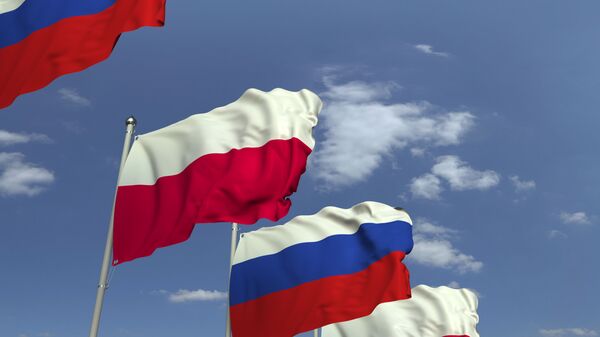 Флаги России и Польши - 俄羅斯衛星通訊社