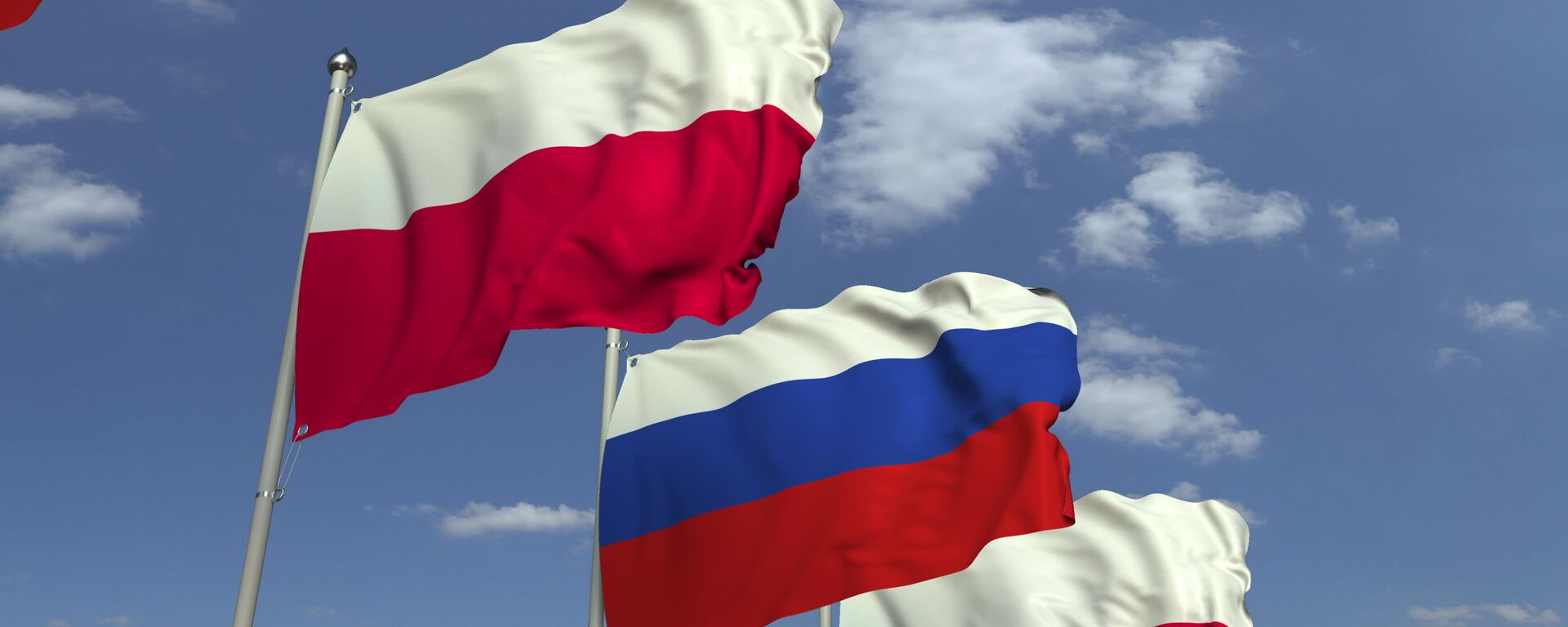 Флаги России и Польши - 俄羅斯衛星通訊社, 1920, 24.03.2022