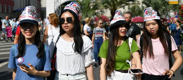 Китайские туристы в Москве - 俄罗斯卫星通讯社