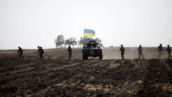 Солдаты ВСУ на востоке Украины - 俄罗斯卫星通讯社