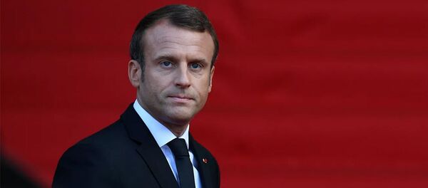 Президент Франции Эммануэль Макрон  - 俄羅斯衛星通訊社