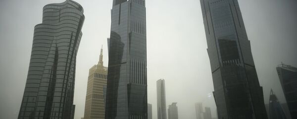 Небоскребы в Дохе. Катар. Небоскребы в Дохе. Катар. - 俄羅斯衛星通訊社