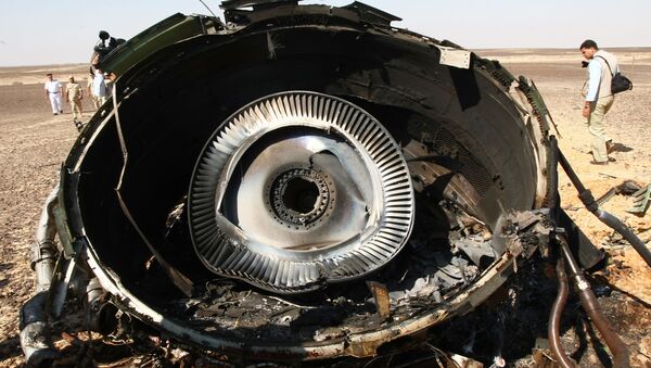 Обломки на месте крушения российского самолета Airbus A321 в Египте - 俄羅斯衛星通訊社