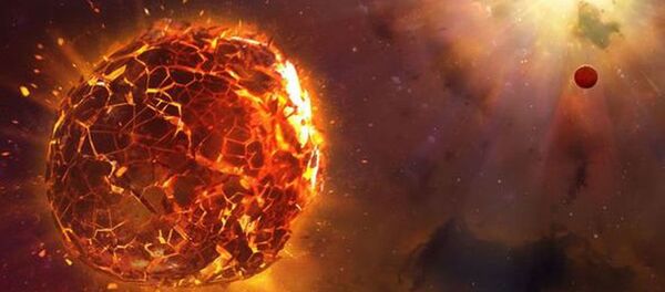 Художественное изображение поверхности  экзопланеты - 俄羅斯衛星通訊社