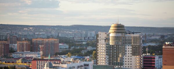 Вид на город Благовещенск в Амурской области.  - 俄罗斯卫星通讯社