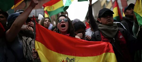 Протесты в Боливии  - 俄罗斯卫星通讯社