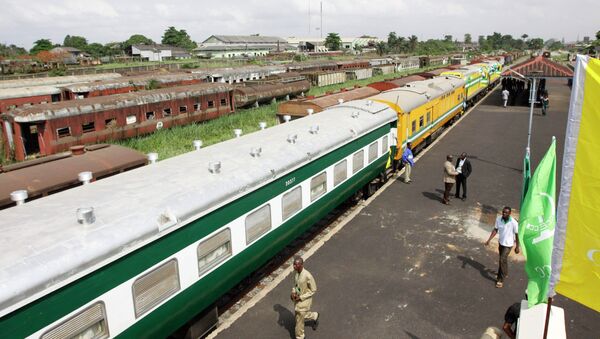 Железнодорожная станция в Лагосе. Нигерия - 俄羅斯衛星通訊社