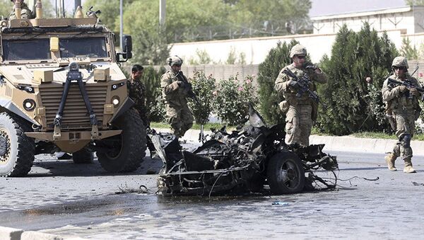 Нападение на американский конвой в Афганистане - 俄罗斯卫星通讯社