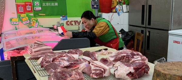 Мясной отдел в магазине - 俄罗斯卫星通讯社