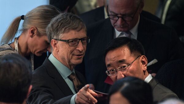 Бывший генеральный директор Microsoft Билл Гейтс на 53-й Мюнхенской конференции по безопасности. - 俄羅斯衛星通訊社