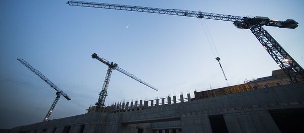  Строительство нового здания в Москве - 俄罗斯卫星通讯社