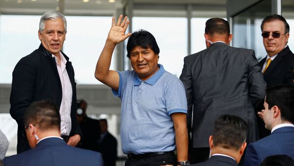 Экс-президент Боливии Эво Моралес в Мексике  - 俄羅斯衛星通訊社