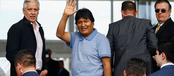 Экс-президент Боливии Эво Моралес в Мексике  - 俄罗斯卫星通讯社