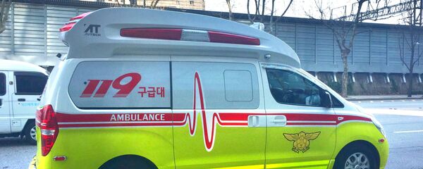 Автомобиль южнокорейской скорой помощи. Архивное фото - 俄羅斯衛星通訊社