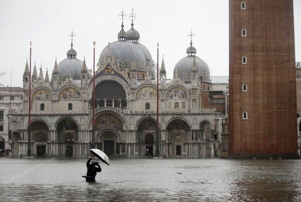 威尼斯水灾 - 俄罗斯卫星通讯社