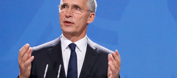 Генсекретарь НАТО Йенс Столтенберг на конференции в Берлине - 俄羅斯衛星通訊社